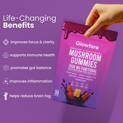 Brain Boosting Mushroom Gummies