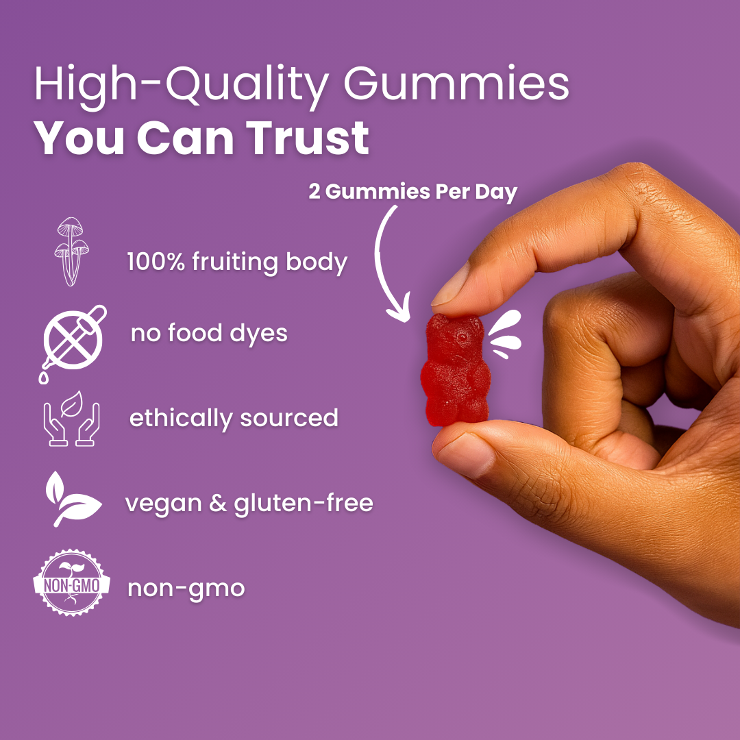 Brain Boosting Mushroom Gummies